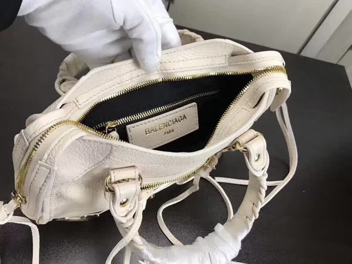 BALENCIAG巴黎世家 經典機車 原版山羊皮 包邊五金款 手提肩背斜挎包  BL1433